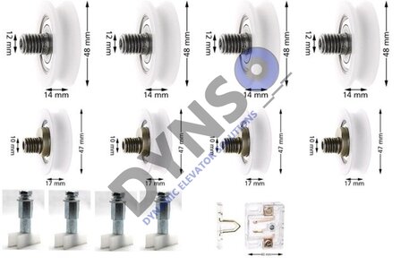 Basis Revisionsset Fermator 40/10, Kabinent&uuml;r, Teleskop, 2 Fl&uuml;gel