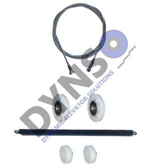 Basic revision kit Fermator 50/11, landing door, Telescope, 2 wings (2PSO)