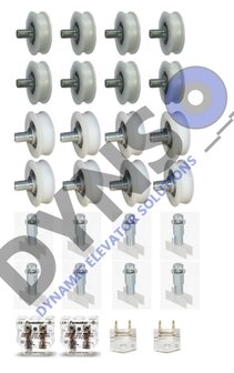 Basis Revisionsset Fermator 50/11, Kabinent&uuml;r, Zentral, 4 Fl&uuml;gel (4PCP)