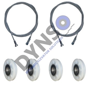 Basis Revisionsset Fermator 50/11, Kabinent&uuml;r, Zentral, 4 Fl&uuml;gel (4PCP)