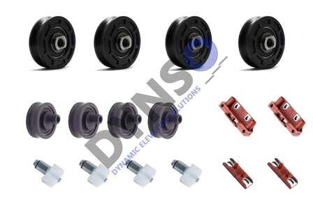 Basic revision kit Selcom cabin door 02/C, Central open, 2 wings