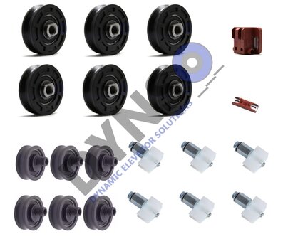 Basic revision kit Selcom cabin door, Telescopic, 3 wings