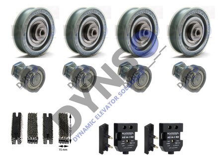 Basic revision set Otis Techna Cabin door, Central open, 2 wings