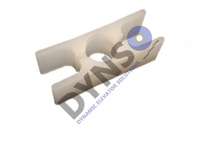Fermator doorguide 40/11 with notch for round and straight mounting plate