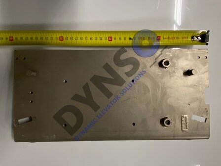 Mitsubishi cabindoor, right, stainless steehl