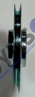 Kone ADX Seilrolle Schlie&szlig;gewicht Stahl 48x12x10, KM61545G02
