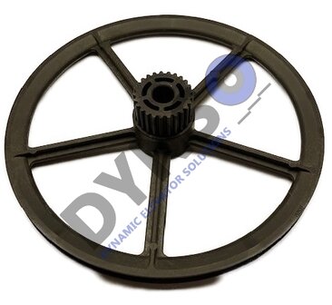 Schindler QKS11 Beltpulley, Diawither outside 220mm