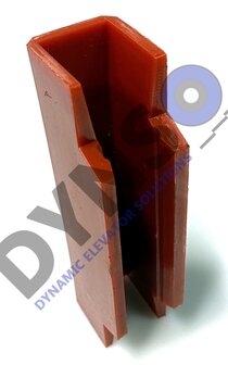 KONE F&uuml;hrungsschuh, 120 * 16,5 mm f&uuml;r Leiter 16 mm