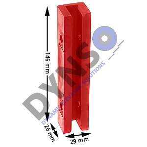 Schindler Guide shoe, 146x29x26/10mm
