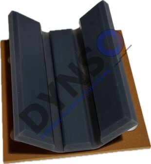 Schindler F&uuml;hrungsschuh 100x29,5x30 f&uuml;r Leiter 9mm mit Schutzbelag