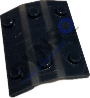 Schindler F&uuml;hrungsschuh 100x29,5x30 f&uuml;r Leiter 9mm mit Schutzbelag
