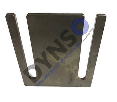 Slip lining stainless steel filler plate, 120x140x5mm