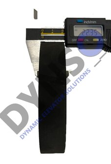 Kone Step roller, Step roller, black 110X22.5, 6204-2RS, axle hole=20mm, DEE3690079
