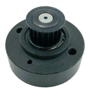 Schindler Varidor35, tandriem spannerpoulie