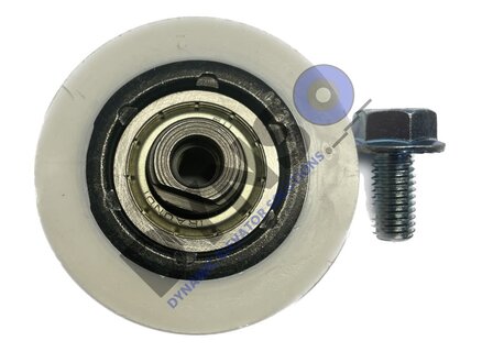 Deurrol, 55mm, asgat M8, incl. bout, toepasbaar op Otis Prima 2 Plus schachtdeur