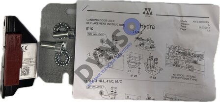 Selcom / Wittur HYDRA 3201 Schachtdeur vergrendeling Centraal openend inclusief brugstuk, 11R-L
