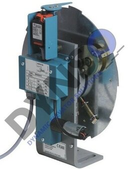 Wittur OL35 snelheidsbegrenzer, 1 m/s, links, met haakse bevestigingsbeugel,  inclusief afstandsbediening (incl. certificaat)