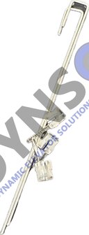 KONE slofvoering, met lock draad, 140x30x30, 14mm, KM86119G14