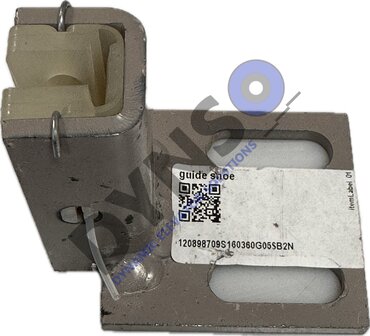 KONE slofhouder inclusief voering, met lock draad, 80x24x28, 5mm, KM160360G05