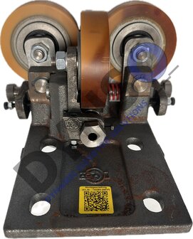 Otis guide, Acla AR1F, spring loaded &oslash;100mm roller, 235x185,148mm