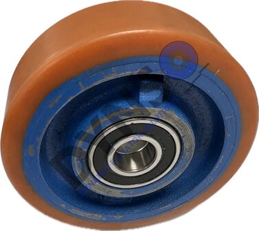 Otis leiderrol 2000H, &oslash;125/20x38mm, 2x6204ZZ lager