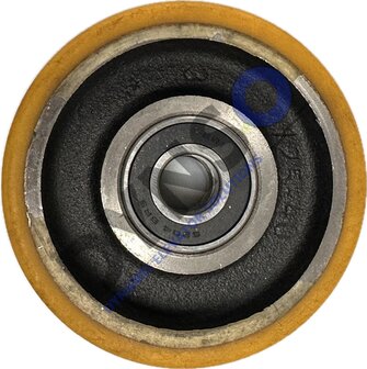 Otis leiderrol 2000H, &oslash;125/20x40mm, 2x6204ZZ lager