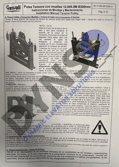 Gervall spangewicht 300mm, 12.065.0M