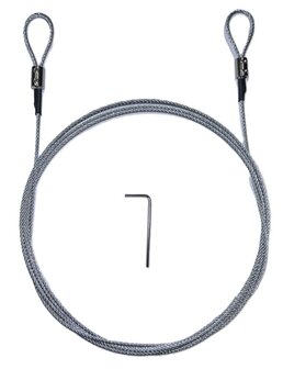 Otis Universele sluitgewichtkabel 2mm lengte 2500mm incl. inbus sleutel