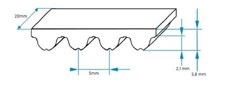 Otis tandriem, DO3000, M5-20