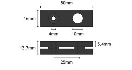 Otis deurgeleiding plastic Europa