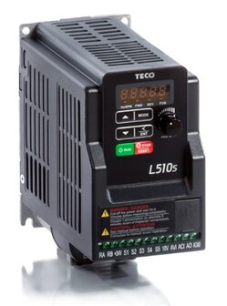 Teco frequentieregeling L510-201-SH1F-P 0,75kW 1x220Vac 1,0HP