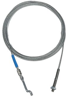 DYNSO Universele sluitgewichtkabel, 2mm, L=5000mm, toepasbaar op Schindler Varidor 30 schachtdeur