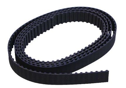 Tandriem, T5/16mm, zwart, toepasbaar op QKS11 cabinedeuraandrijving, Prijs per meter