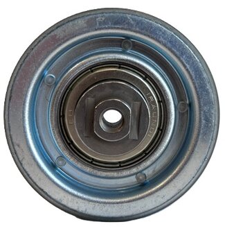 Deurrol, 76mm, asgat M8, ronde rail, incl. montagebout, toepasbaar op Otis Techna cabine/schachtdeur