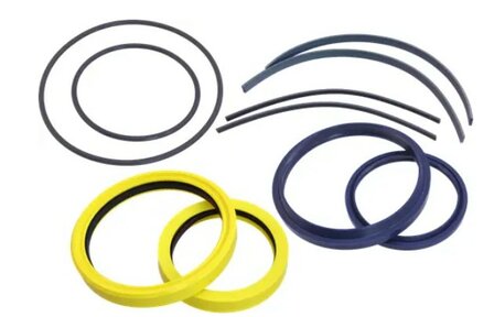 Plunjerpakkingset, toepasbaar op Leistritz 2 delige telescoop cilinder LGTZ 72-2 (KA) (externe lekkage)