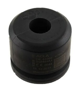 Acla Buffer, 100x80mm, met stalen ronde plaat,voldoet aan norm EN 81-20/50 (lift directive 2014/33/EU) -300401M1