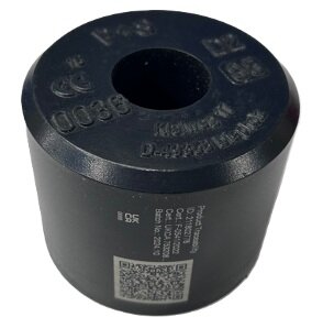 Lift buffer D2-55, &oslash; 100 x 80 mm, met ronde stalen plaat voldoet aan norm EN 81-20/50 (lift directive 2014/33/EU)