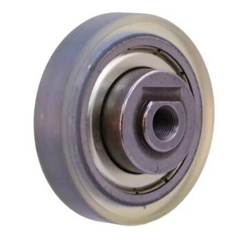 Tegendrukrol, 54mm, asgat M10, centrisch, incl.bout, toepasbaar op Otis Techna 2 schachtdeur