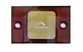 Mac Puarsa Compac T Halo drukknop, rood, 24V, braille (pijl op of neer)