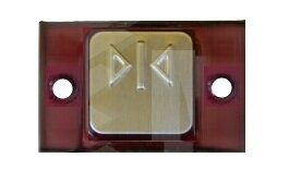 Mac Puarsa Compac T Halo drukknop, rood, 0V, (deur open)
