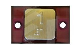 Mac Puarsa Compac T Halo drukknop, rood, 24V, braille, (1)