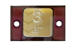 Mac Puarsa Compac T Halo drukknop, rood, 24V, braille, (3)