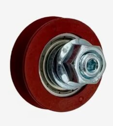 Tegendrukrol, 44/41mm, met excentrische as M10, toepasbaar op Kone AMD/ADV 3-delige cabine/schachtdeur