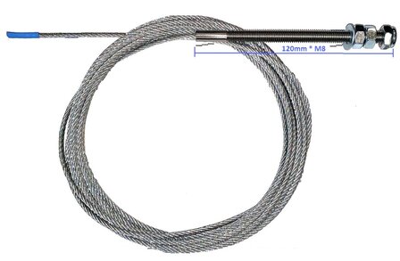 Koppelkabel, 3x6500mm, toepasbaar op Kone ADL/ADC/ADF schachtdeur centraal 2-delig diverse dagmaten 