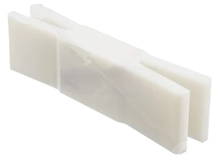 Ondergeleiding, 45x11.5x8.5mm, toepasbaar op Kone AMDSC/Isola/Renova/Espace schachtdeur