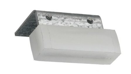 Ondergeleiding, 44x14x13,5mm, toepasbaar op Kone ADM/ADR cabine/schachtdeur