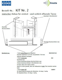 Ensota montagekit (excl verzendkosten)