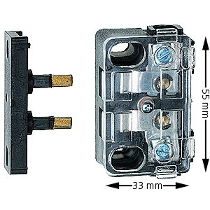 Monitor deurcontact N24 met brugstuk 55*33mm