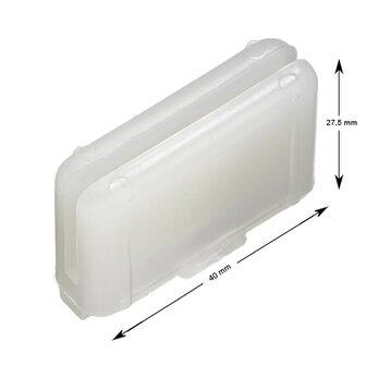 Selcom doorguide plastic white  Hydra 40*27,5mm