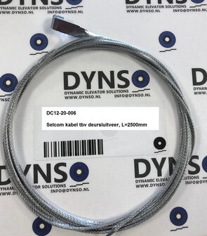 Selcom cable for door closing spring, L=2500mm